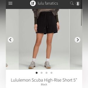 Lululemon Scuba High-Rise Short